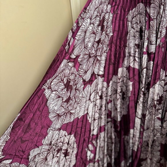 HUTCH by Anthropologie linny maxi dress in floral purple Size 8 - Picture 6 of 12